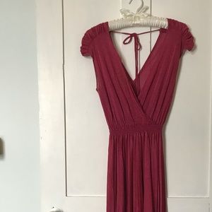 Gorgeous 20s inspired 1970s Wine Coloured Dress, Sexy and Classy